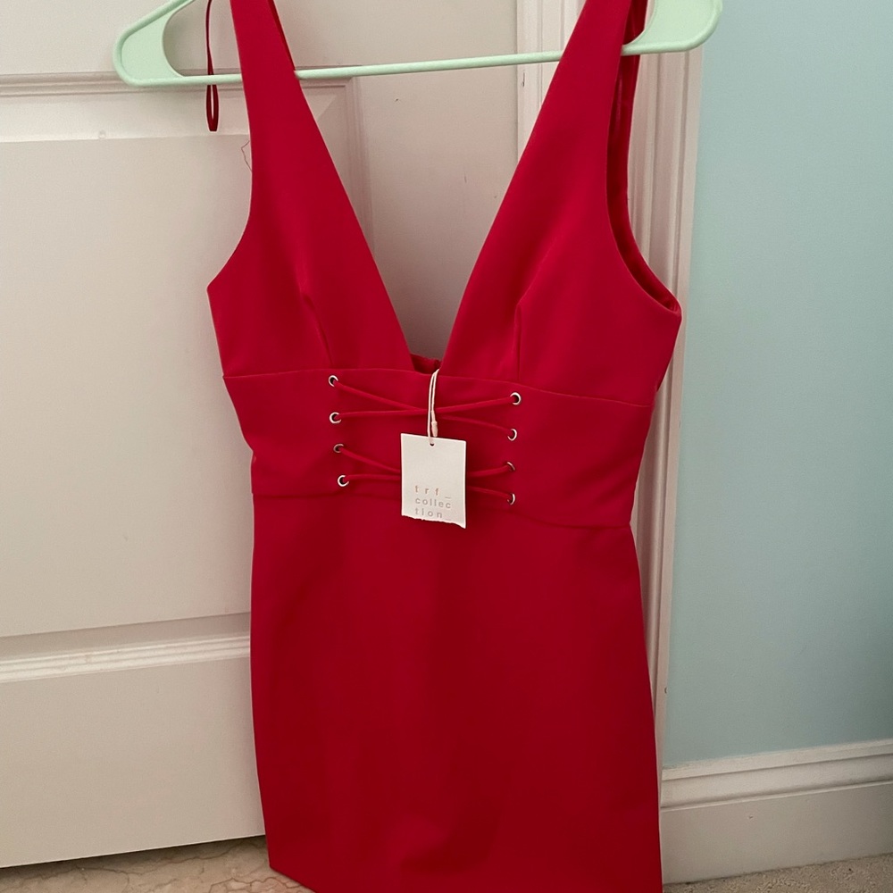Red Zara dress